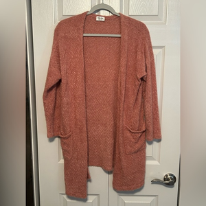 Gameday Gal by Texas True Threads Women’s‎ open fuzzy cardigan size small
